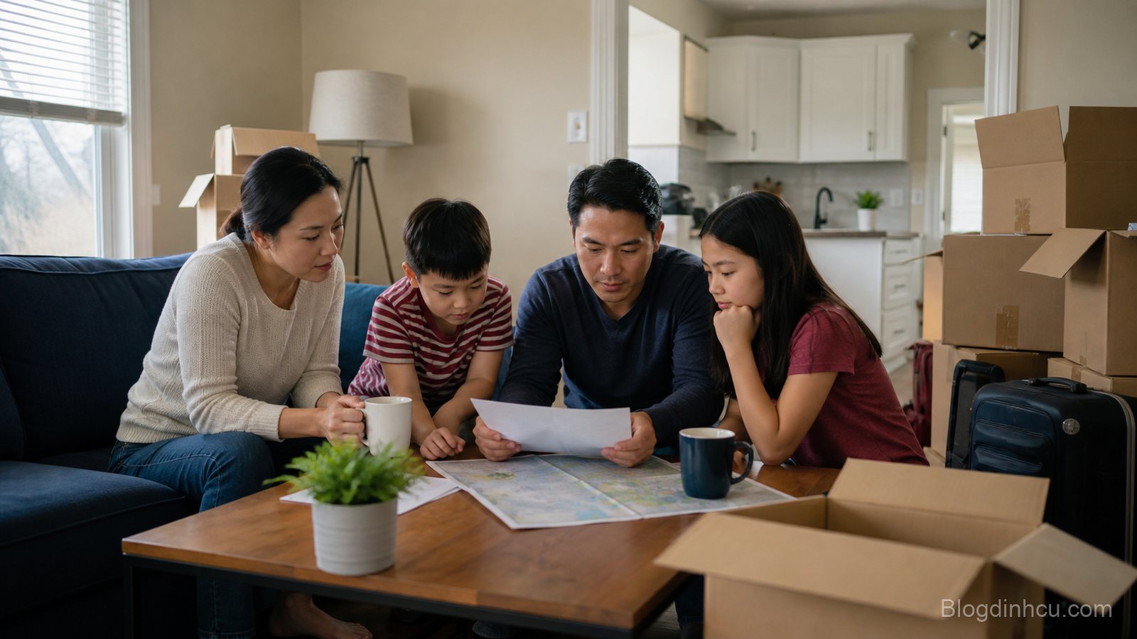 Ảnh minh họa cho phần Chủ đề này nên chuẩn bị trước hay sau khi sang Mỹ?