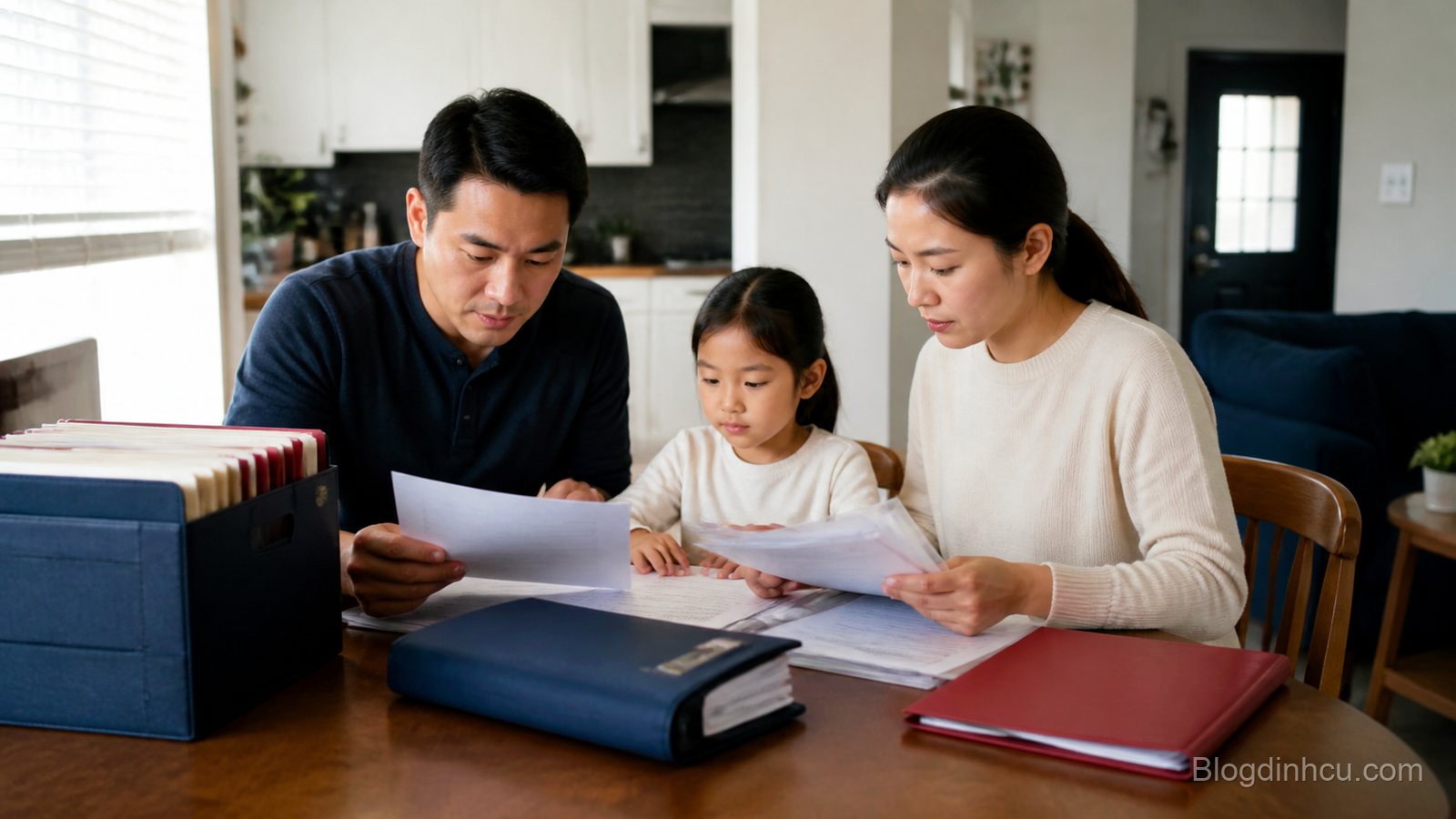 Ảnh minh họa cho bài Giấy Tờ Cần Mang Khi Định Cư Mỹ: Bản Gốc, Bản Scan Và Cách Sắp Xếp